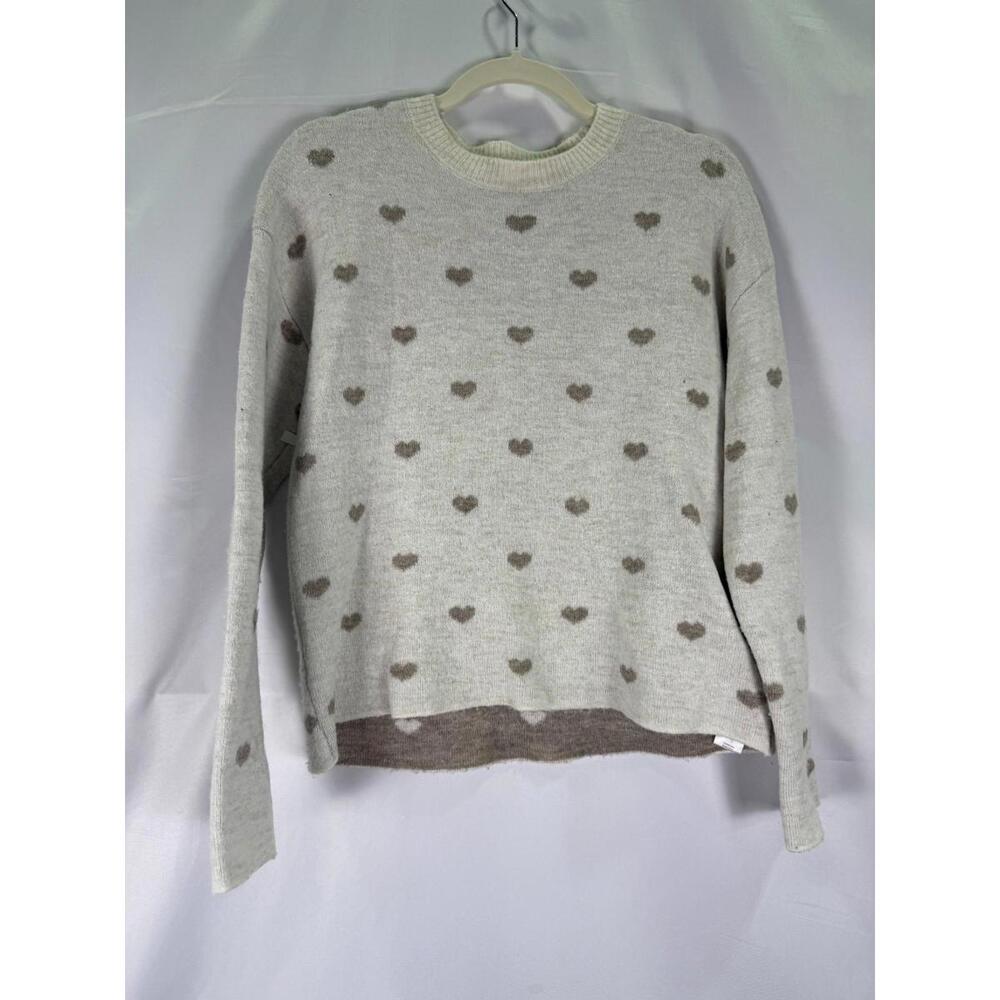 Lolly Hearts SweaterSplendid Off-White Lolly Hearts Sweater Size S/P (READ) - Picture 5 of 16